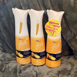 3 Ct Glade Expressions 7 Oz Pineapple & Mangosteen Exotic starter kit NOS